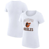 Baltimore Orioles G-III 4Her by Carl Banks Women's Super-Slim Fit Lightweight Team Logo Graphic T-Shirt - MLB T-shirts