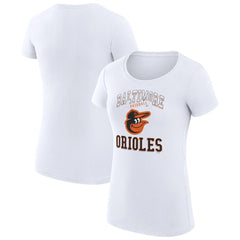 Baltimore Orioles G-III 4Her by Carl Banks Women's Super-Slim Fit Lightweight Team Logo Graphic T-Shirt - MLB T-shirts