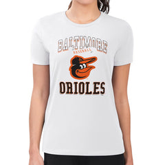 Baltimore Orioles G-III 4Her by Carl Banks Women's Super-Slim Fit Lightweight Team Logo Graphic T-Shirt - MLB T-shirts