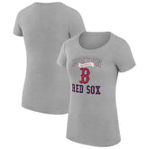 Boston Red Sox G-III 4Her by Carl Banks Women's Super-Slim Fit Lightweight Team Logo Graphic T-Shirt - MLB T-shirts