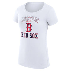 Boston Red Sox G-III 4Her by Carl Banks Women's Super-Slim Fit Lightweight Team Logo Graphic T-Shirt - MLB T-shirts