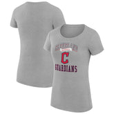 Cleveland Guardians G-III 4Her by Carl Banks Women's Super-Slim Fit Lightweight Team Logo Graphic T-Shirt - MLB T-shirts