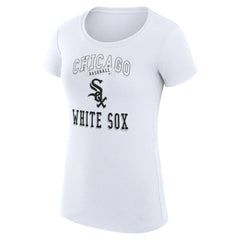 Chicago White Sox G-III 4Her by Carl Banks Women's Super-Slim Fit Lightweight Team Logo Graphic T-Shirt - MLB T-shirts