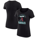 Arizona Diamondbacks G-III 4Her by Carl Banks Women's Super-Slim Fit Lightweight Team Logo Graphic T-Shirt - MLB T-shirts