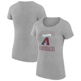 Arizona Diamondbacks G-III 4Her by Carl Banks Women's Super-Slim Fit Lightweight Team Logo Graphic T-Shirt - MLB T-shirts