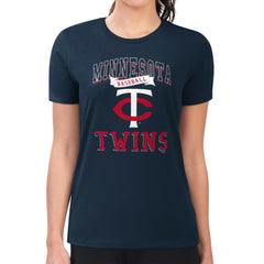 Minnesota Twins G-III 4Her by Carl Banks Women's Super-Slim Fit Lightweight Team Logo Graphic T-Shirt - MLB T-shirts