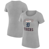 Detroit Tigers G-III 4Her by Carl Banks Women's Super-Slim Fit Lightweight Team Logo Graphic T-Shirt - MLB T-shirts