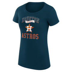 Houston Astros G-III 4Her by Carl Banks Women's Super-Slim Fit Lightweight Team Logo Graphic T-Shirt - MLB T-shirts