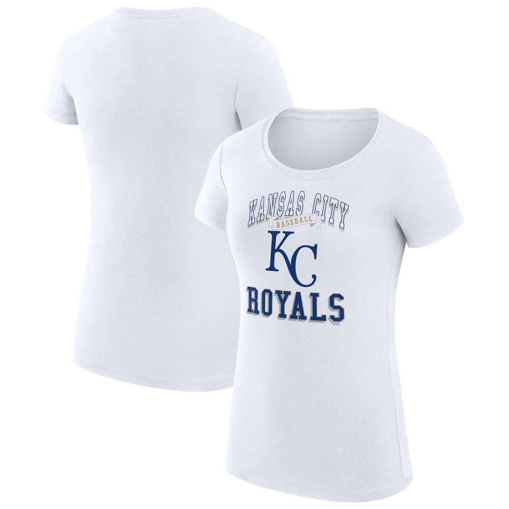 Kansas City Royals G-III 4Her by Carl Banks Women's Super-Slim Fit Lightweight Team Logo Graphic T-Shirt - MLB T-shirts