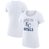Kansas City Royals G-III 4Her by Carl Banks Women's Super-Slim Fit Lightweight Team Logo Graphic T-Shirt - MLB T-shirts