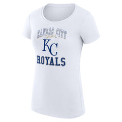 Kansas City Royals G-III 4Her by Carl Banks Women's Super-Slim Fit Lightweight Team Logo Graphic T-Shirt - MLB T-shirts