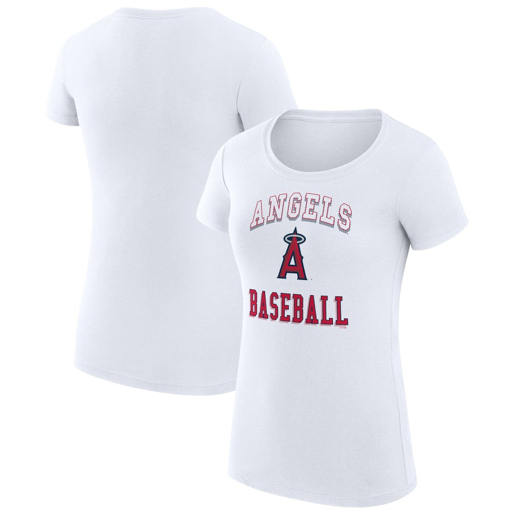 Los Angeles Angels G-III 4Her by Carl Banks Women's Super-Slim Fit Lightweight Team Logo Graphic T-Shirt - MLB T-shirts