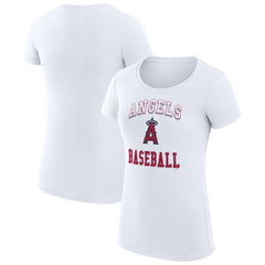 Los Angeles Angels G-III 4Her by Carl Banks Women's Super-Slim Fit Lightweight Team Logo Graphic T-Shirt - MLB T-shirts
