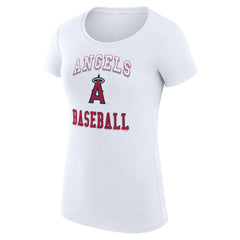 Los Angeles Angels G-III 4Her by Carl Banks Women's Super-Slim Fit Lightweight Team Logo Graphic T-Shirt - MLB T-shirts