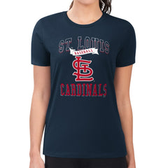St. Louis Cardinals G-III 4Her by Carl Banks Women's Super-Slim Fit Lightweight Team Logo Graphic T-Shirt - MLB T-shirts