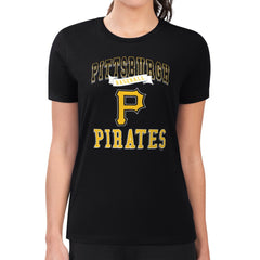 Pittsburgh Pirates G-III 4Her by Carl Banks Women's Super-Slim Fit Lightweight Team Logo Graphic T-Shirt - MLB T-shirts
