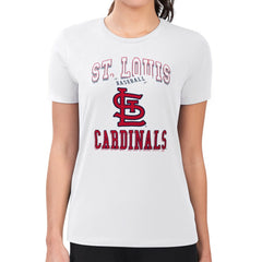 St. Louis Cardinals G-III 4Her by Carl Banks Women's Super-Slim Fit Lightweight Team Logo Graphic T-Shirt - MLB T-shirts