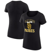 San Diego Padres G-III 4Her by Carl Banks Women's Super-Slim Fit Lightweight Team Logo Graphic T-Shirt - MLB T-shirts