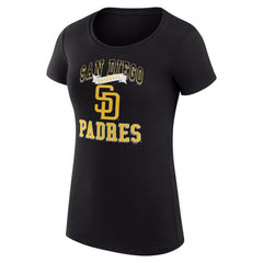 San Diego Padres G-III 4Her by Carl Banks Women's Super-Slim Fit Lightweight Team Logo Graphic T-Shirt - MLB T-shirts