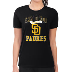 San Diego Padres G-III 4Her by Carl Banks Women's Super-Slim Fit Lightweight Team Logo Graphic T-Shirt - MLB T-shirts