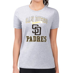 San Diego Padres G-III 4Her by Carl Banks Women's Super-Slim Fit Lightweight Team Logo Graphic T-Shirt - MLB T-shirts