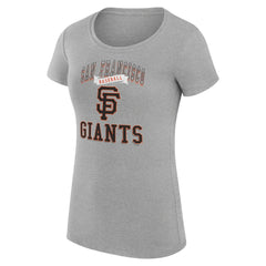 San Francisco Giants G-III 4Her by Carl Banks Women's Super-Slim Fit Lightweight Team Logo Graphic T-Shirt - MLB T-shirts