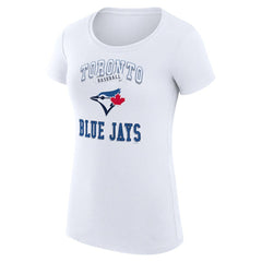 Toronto Blue Jays G-III 4Her by Carl Banks Women's Super-Slim Fit Lightweight Team Logo Graphic T-Shirt - MLB T-shirts