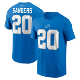 Detroit Lions Barry Sanders Retired Player Name & Number T-Shirt | NFL Online