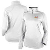 St. Louis Cardinals Columbia Women's Cooperstown Collection Shotgun 2.0 Omni-Wick Quarter-Zip Top - White - MLB Tops