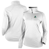 Arizona Diamondbacks Columbia Women's Cooperstown Collection Shotgun 2.0 Omni-Wick Quarter-Zip Top - White - MLB Tops