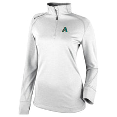 Arizona Diamondbacks Columbia Women's Cooperstown Collection Shotgun 2.0 Omni-Wick Quarter-Zip Top - White - MLB Tops