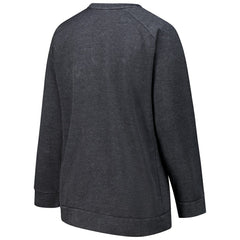 Cleveland Browns Profile Women's Plus Size Acid Wash Raglan Sweatshirt | NFL New