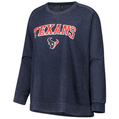 Houston Texans Profile Women's Plus Size Acid Wash Raglan Sweatshirt | NFL Online