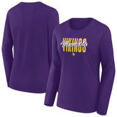 Minnesota Vikings Women's Long Sleeve Scoop Neck T-Shirt | NFL Sale