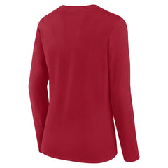 San Francisco 49ers Women's Long Sleeve Scoop Neck T-Shirt | NFL Hot