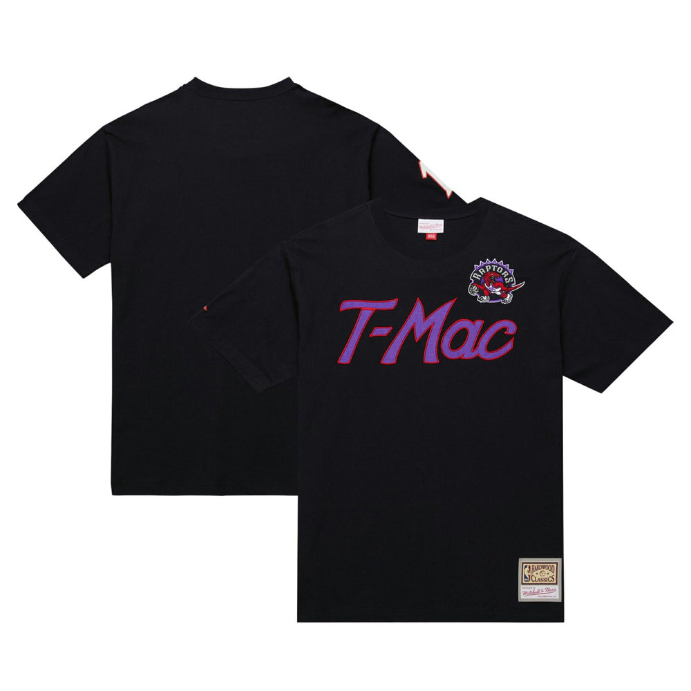 Black Tracy McGrady Toronto Raptors Premium Nickname T-Shirt | NBA