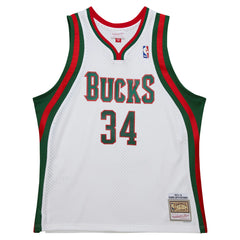 White Giannis Antetokounmpo Milwaukee Bucks 2013/14 Hardwood Classics Swingman Jersey | NBA