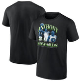 Black Anthony Edwards Minnesota Timberwolves Retro '90s T-Shirt | NBA
