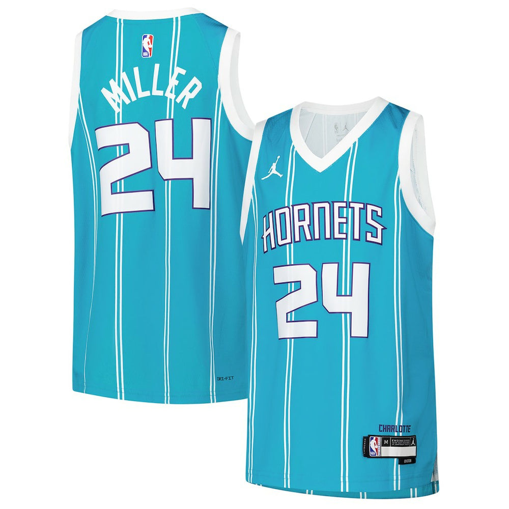 Teal Brandon Miller Charlotte Hornets Youth Swingman Jersey | NBA