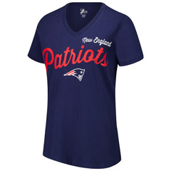 New England Patriots G-III 4Her by Carl Banks Women's Post Season V-Neck T-Shirt | NFL On sale