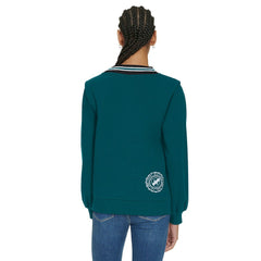 Philadelphia Eagles Tommy Hilfiger Women's Alice V-Neck Pullover Sweatshirt | NFL Online