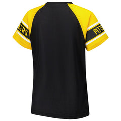 Pittsburgh Steelers Starter Women's 1st Rounder Color Block Raglan Top | NFL Outlet