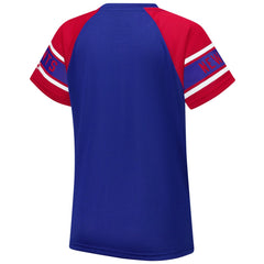 New York Giants Starter Women's 1st Rounder Color Block Raglan Top | NFL On sale