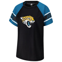 Jacksonville Jaguars Starter Women's 1st Rounder Color Block Raglan Top | NFL Hot