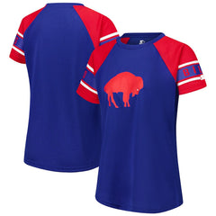 Buffalo Bills Starter Women's 1st Rounder Color Block Raglan Top | NFL US