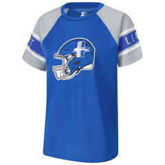 Detroit Lions Starter Women's 1st Rounder Color Block Raglan Top | NFL Online