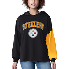 Pittsburgh Steelers Starter Women's Power Move Long Sleeve Pullover Hoodie | NFL US