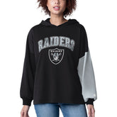 Las Vegas Raiders Starter Women's Power Move Long Sleeve Pullover Hoodie | NFL Hot