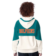 Miami Dolphins Starter Women's Scrimmage Full-Zip Hoodie | NFL Outlet