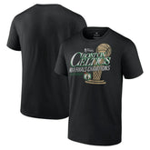Black Boston Celtics 2024 NBA Finals Champions Fast Break Finish Trophy T-Shirt | NBA